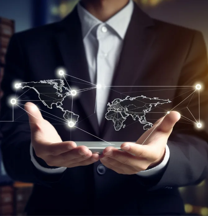 Unlock business potential with secure digital platforms. We plan, implement, and coordinate worldwide for accelerated outcomes