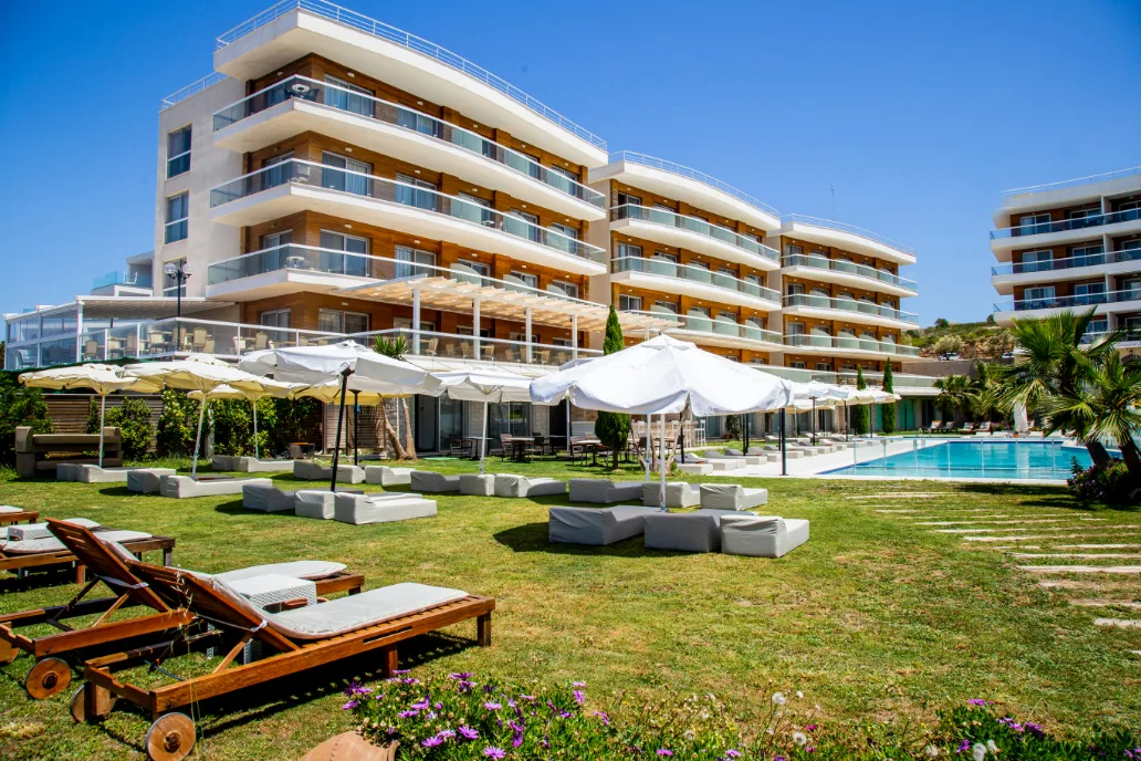 Elevate hotel stays with automation, energy management, smart reservations, check-in/out, voice control, and mobile keys